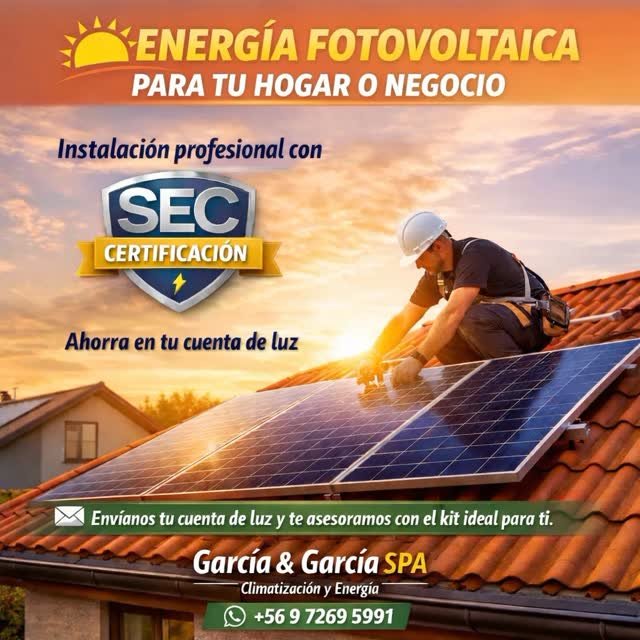Instalación solar con certificación SEC